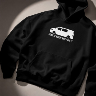 VW T5 Home Is Where You Park It Hoodie | Camper Van Life Hoodie