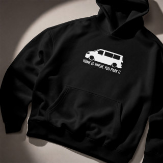 T6 Home Is Where You Park It Camper Van Hoodie | Van Life Hoodie