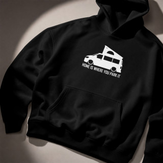 T6 Pop Up Home Is Where You Park It Hoodie | VW Camper Van Life Hoodie