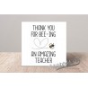 Bee-ing an Amazing Teacher Card