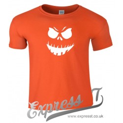 Scary Pumpkin Face Spooky Halloween T Shirt