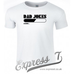 Dad Jokes Loading T Shirt