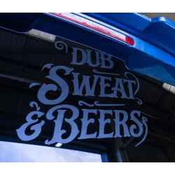 VW Dub, Sweat & Beers Van Decal