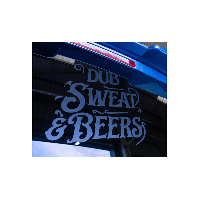 Dub, Sweat & Beers Van Decal