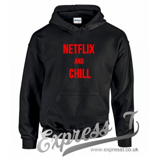Netflix & Chill Hoodie | Funny Cosy Sweatshirt for Movie Nights & Relaxing