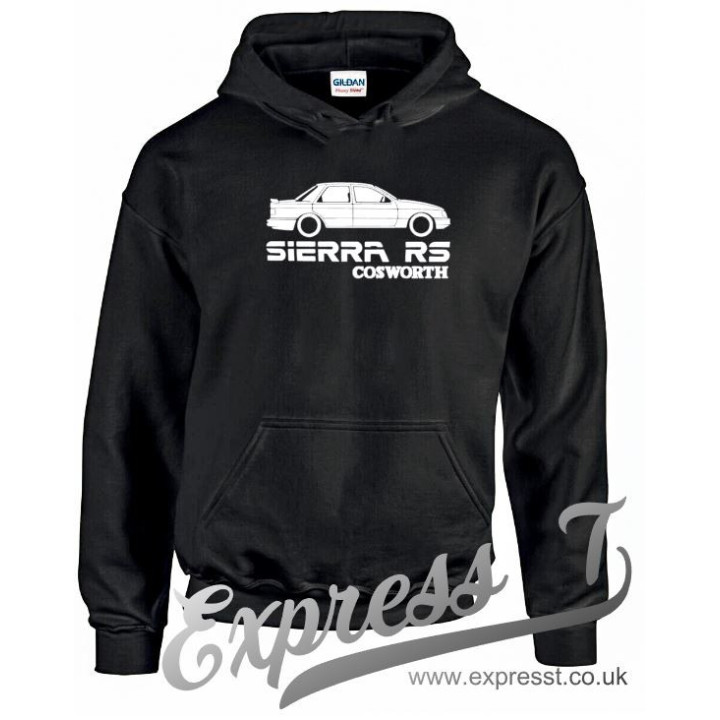 Sierra RS Cosworth Hoodie | Classic Ford Performance Hoodie for Car Enthusiasts