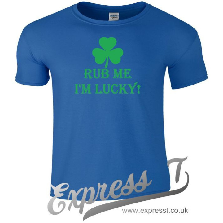 Rub Me I’m Lucky T-Shirt | Funny St. Patrick’s Day Tee