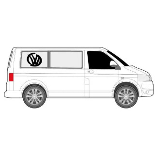 VW Brushed Style Decal x 2 | Premium Vinyl Decal for Volkswagen