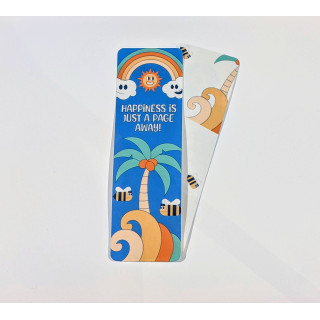 "Happiness Is Just A Page Away" Bookmark