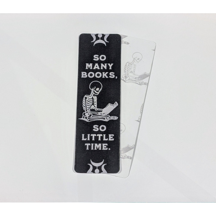 “So Many Books, So Little Time” Bookmark