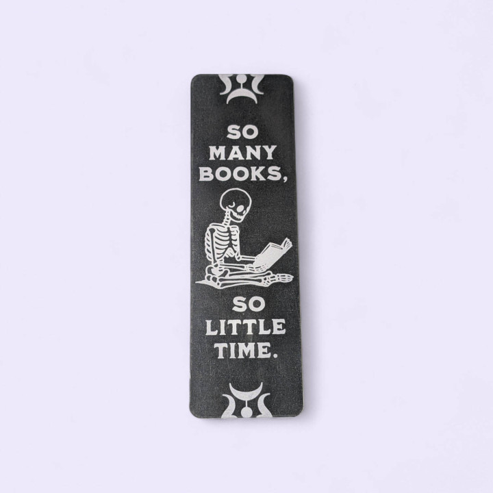“So Many Books, So Little Time” Bookmark