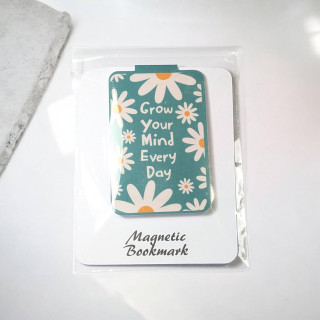 “Grow Your Mind Every Day” Magnetic Bookmark