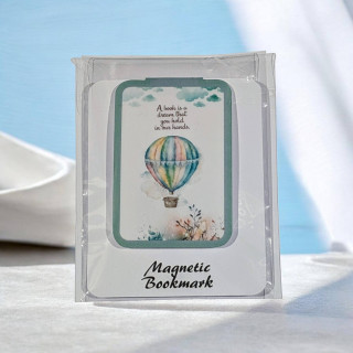 “A book is a dream that you hold in our hands” Magnetic Bookmark