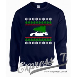 Subaru Impreza Hawkeye Wagon Christmas Sweatshirt