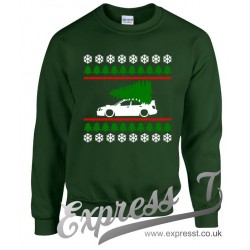 Subaru Impreza Bugeye Christmas Sweatshirt