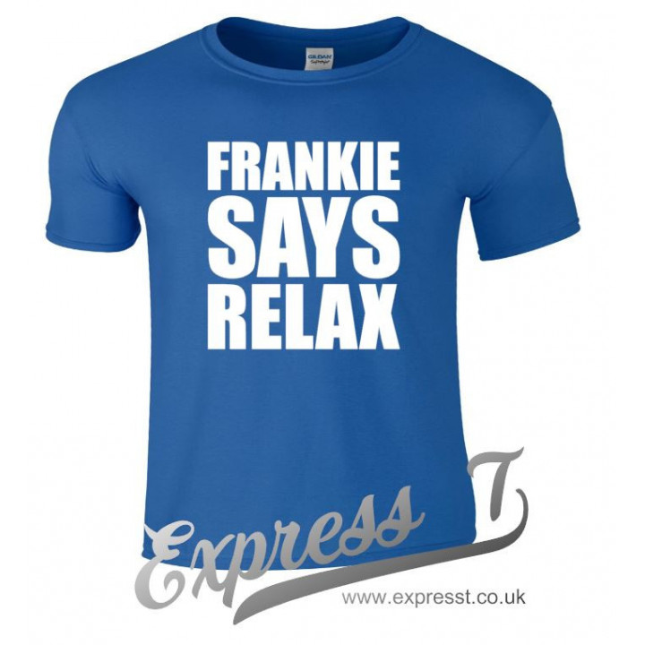 Frankie Says Relax T-Shirt | Retro 80s Slogan Tee Inspired by Classic Pop Culture