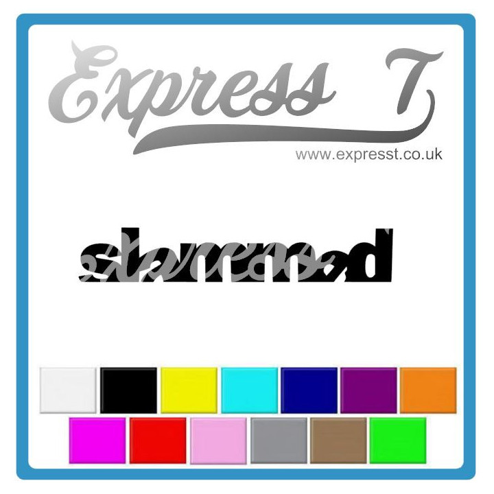 "Slammed" Decals – Express Your Lowered Ride Aesthetic