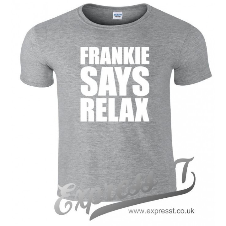 Frankie Says Relax T-Shirt | Retro 80s Slogan Tee Inspired by Classic Pop Culture