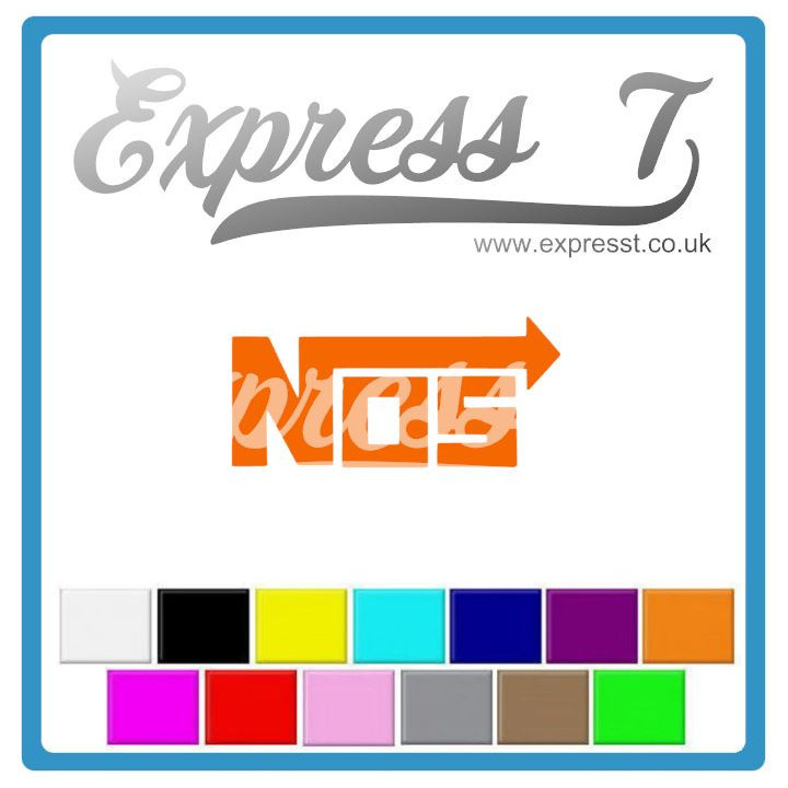 NOS Decal - Nitrous Oxide Systems Performance Decal