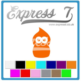 EDF Energy Zingy Decal - Mascot Sticker