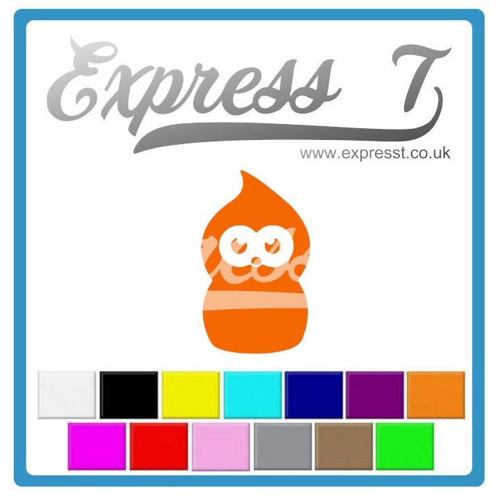 EDF Energy Zingy Decal - Mascot Sticker