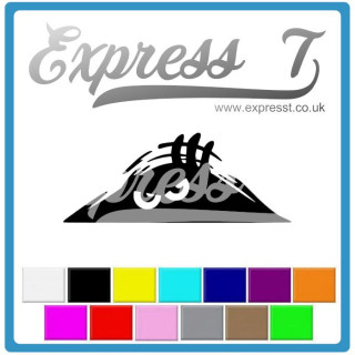 Monster Creepy Peeking Decal - Spooky & Fun Sticker