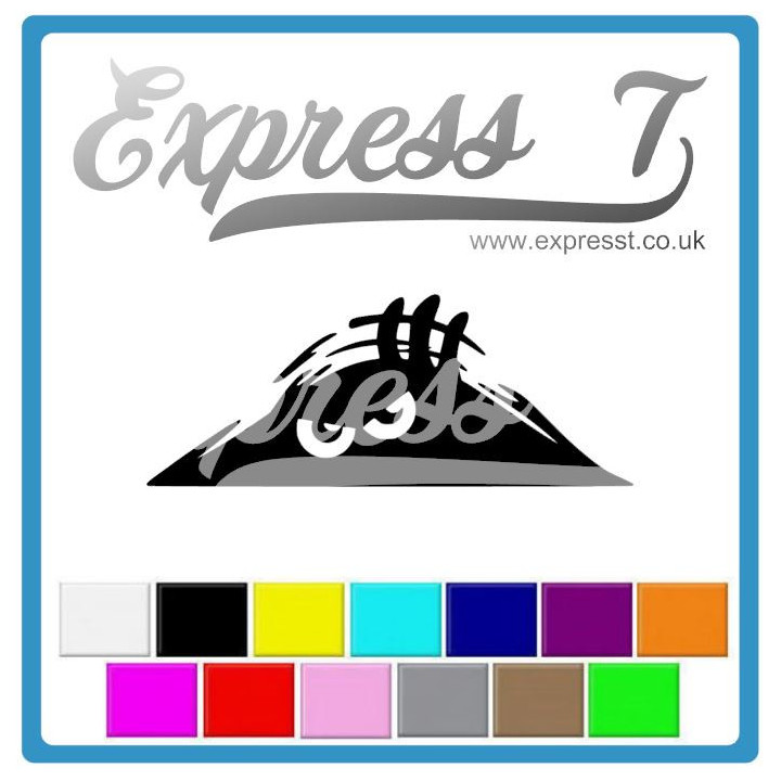 Monster Creepy Peeking Decal - Spooky & Fun Sticker