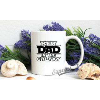 Best Dad in the Galaxy Mug - Space Themed Father's Gift