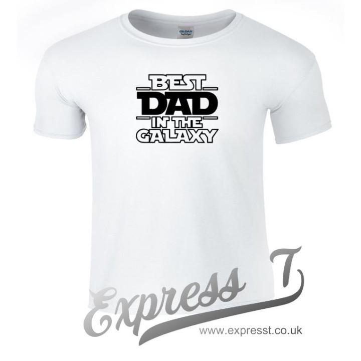 Best Dad In The Galaxy T-Shirt - Cosmic Father's Gift