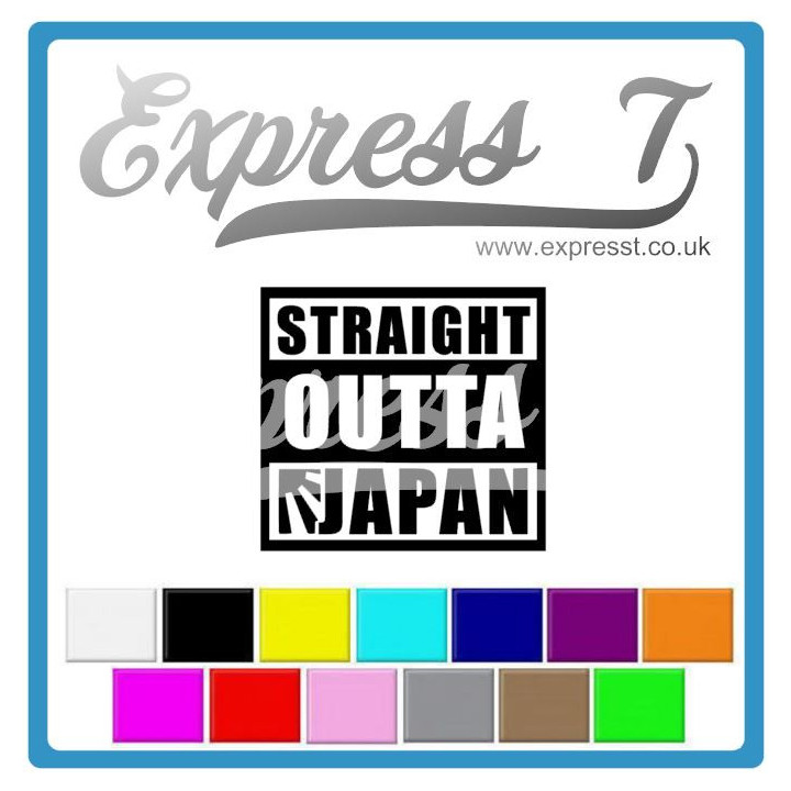 Straight Outta Japan Decal