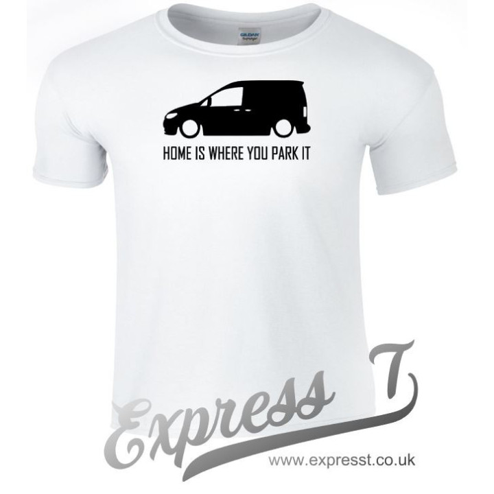 VW Caddy "Home Is Where You Park It" T-Shirt