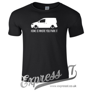 VW Caddy "Home Is Where You Park It" T-Shirt