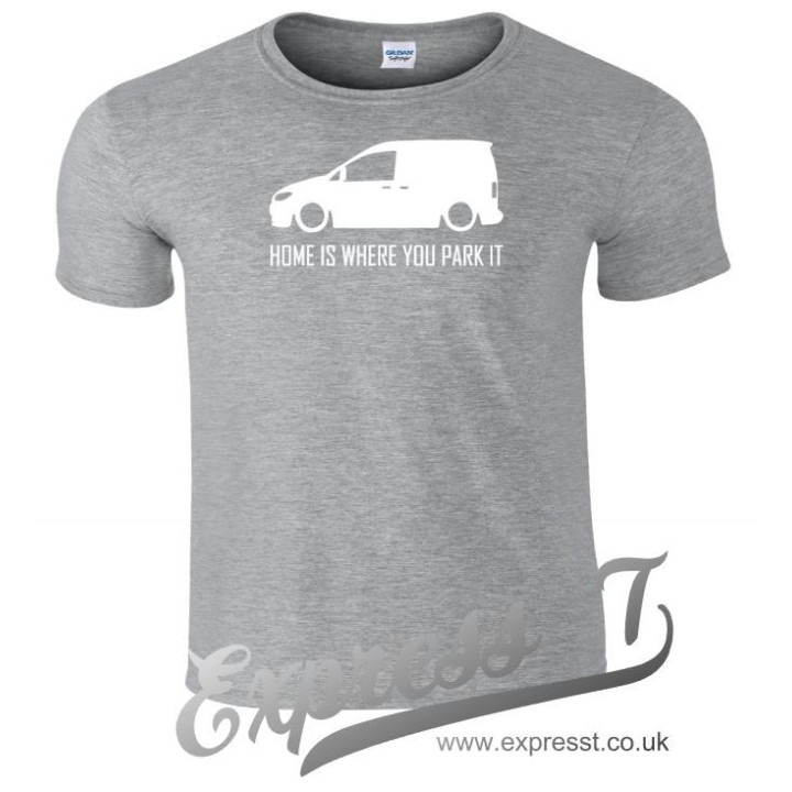 VW Caddy "Home Is Where You Park It" T-Shirt