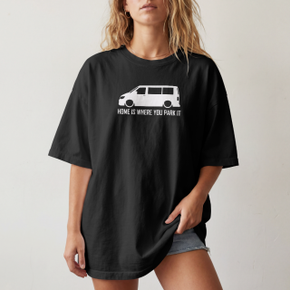 VW T6 "Home Is Where You Park It" T-Shirt – Premium Campervan Life Tee